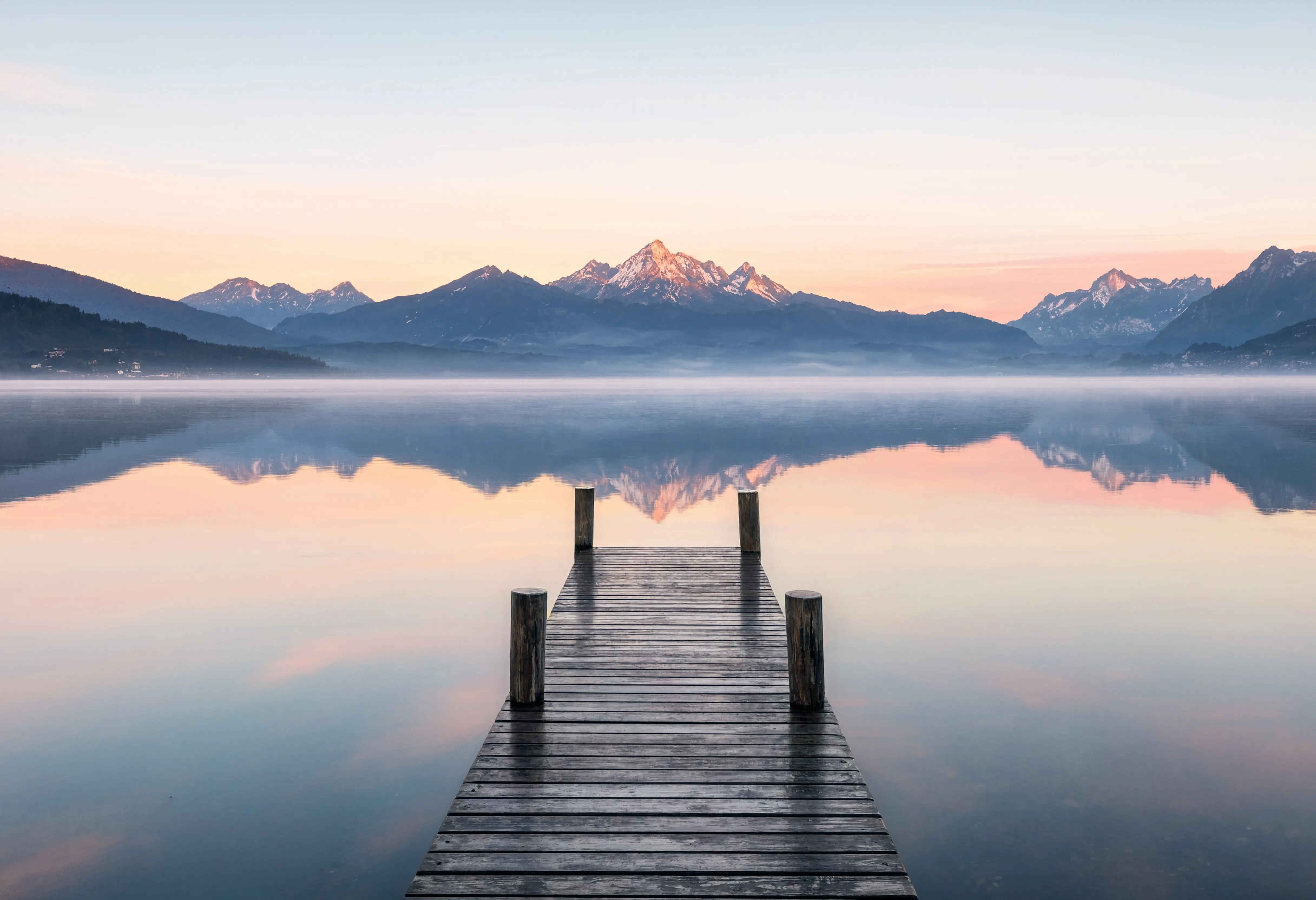 Bodensee Stille — Morgenreflexion auf dem Bodensee